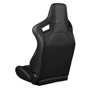 Elite Series Sport Seats - Black Leatherette (Black Stitching)