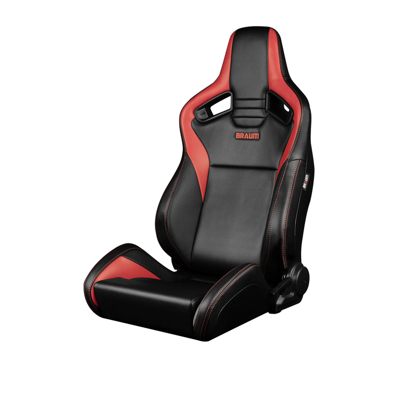 Elite V2 Series Sport Seats - Black & Red