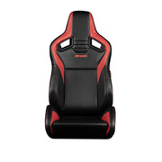 Elite V2 Series Sport Seats - Black & Red