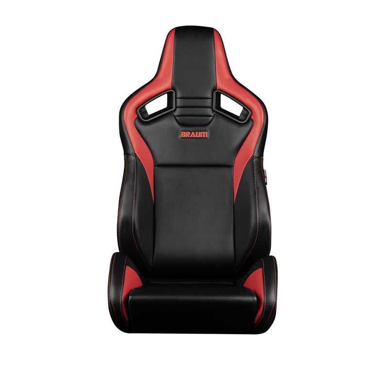 Elite V2 Series Sport Seats - Black & Red