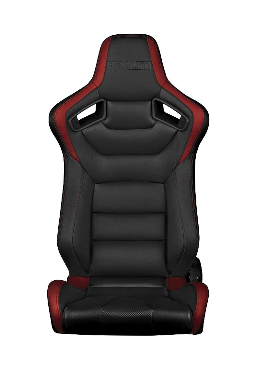 Elite Series Sport Seats - Black and Red Leatherette