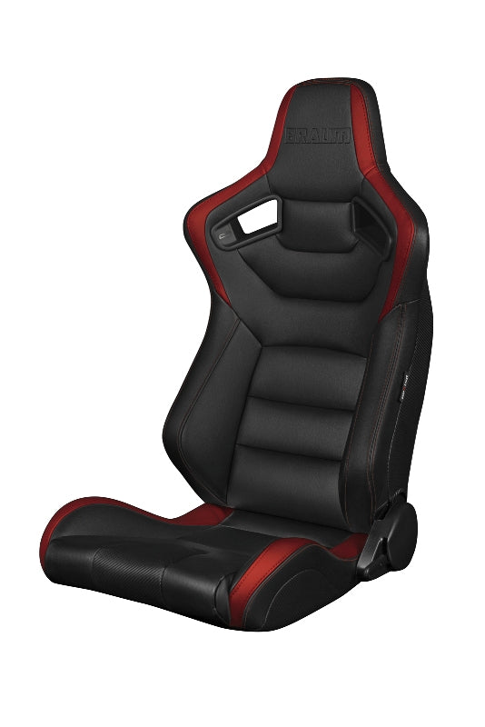 Elite Series Sport Seats - Black and Red Leatherette