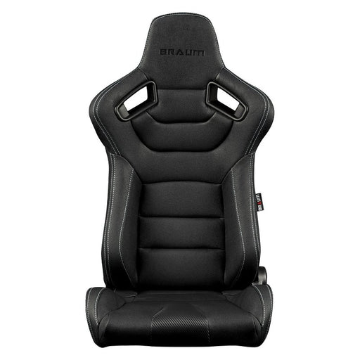 Elite Series Sport Seats - Black Leatherette (White Stitching)
