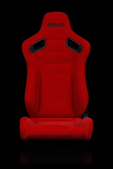 Elite Series Sport Seats - Red Cloth (Black Stitching)