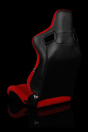 Elite Series Sport Seats - Red Cloth (Black Stitching)