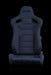 Elite Series Sport Seats - Blue Cloth (Black Stitching)