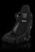Elite-R Series Sport Seats - Black Jacquard (Black Stitching / Black Piping)