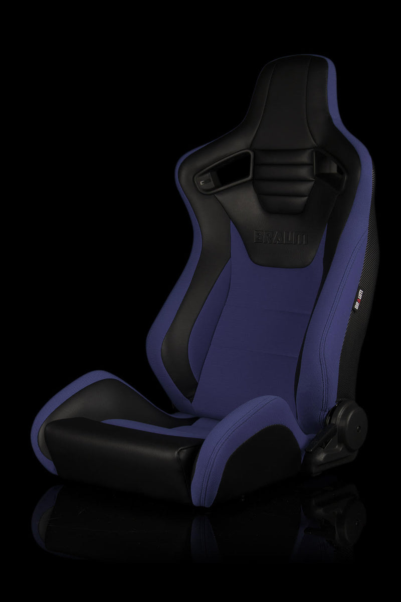 Elite-S Series Sport Seats - Black & Blue