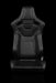 Elite-X Series Sport Seats - Black Diamond (Grey Stitching)