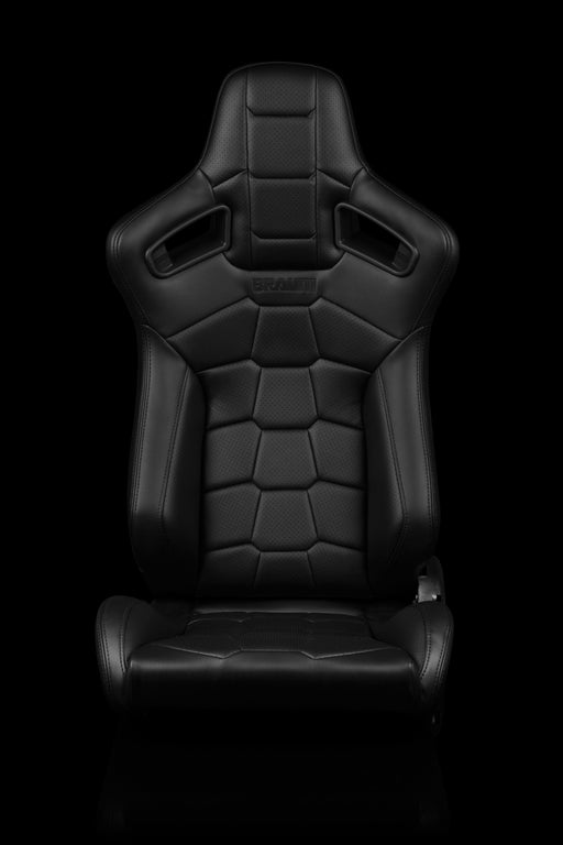 Elite-X Series Sport Seats - Komodo Edition | Black Leatherette (Black Stitching)