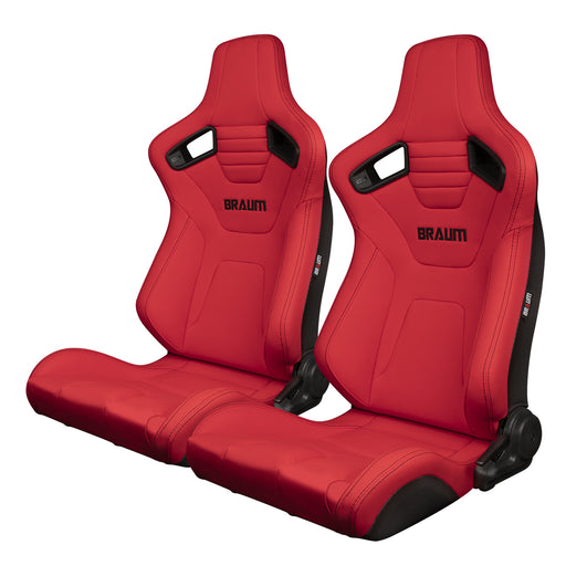 Elite-X Series Sport Seats - Red Ultra Grip