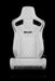 ELITE-X Series Sport Seats - White Leatherette / Diamond Edition / Black Trim