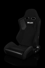 Advan Series Sport Seats - Black Jacquard / Black Alcantara Insert
