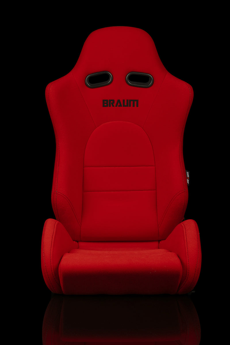 Advan Series Sport Seats - Red Jacquard / Black Stitching