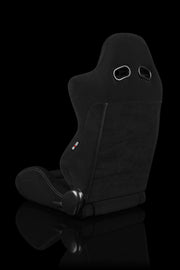 S8 Series V2 Sport Seats - Black Cloth with Grey Microsuede