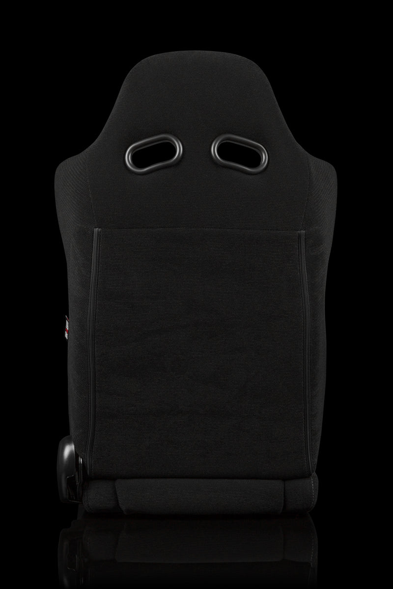 S8 Series V2 Sport Seats - Black Cloth with Red Microsuede