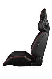 Alpha X Series Sport Seats - Black & Red