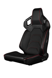 Alpha X Series Sport Seats - Black & Red Stitching - Low Base Version