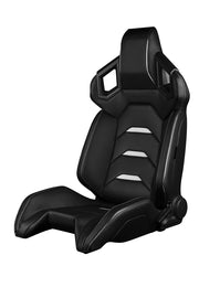 Alpha X Series Sport Seats - Black & White