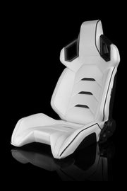 Alpha X Series Sport Seats - White / Black