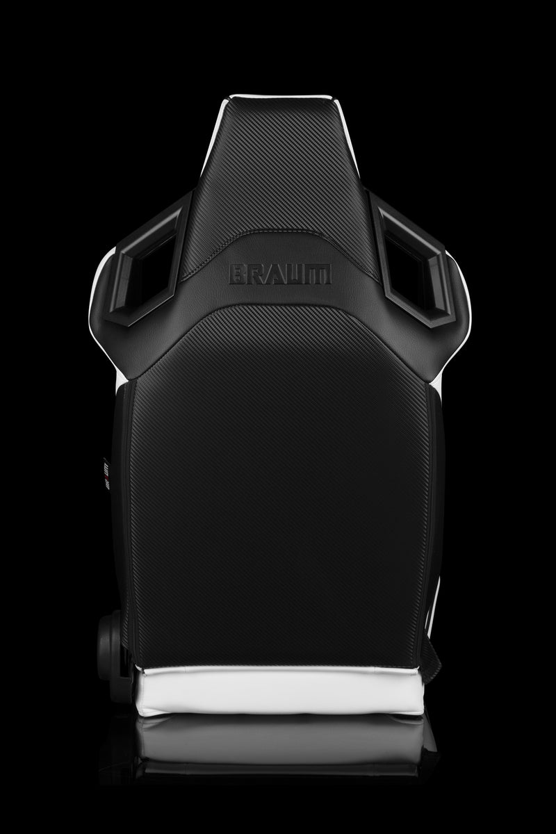 Alpha X Series Sport Seats - White / Black