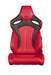Orue Series Sport Seats - Red Diamond (Red Stitching)