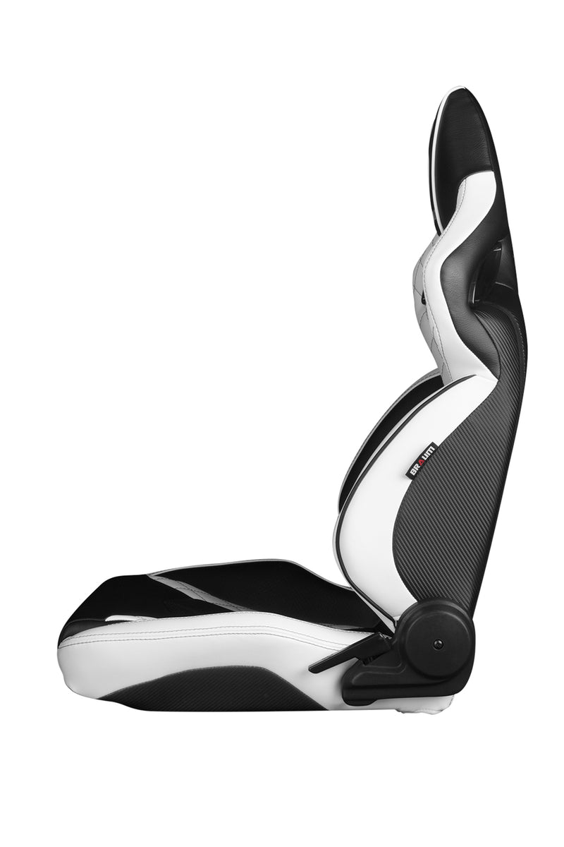 Orue Series Sport Seats - White Diamond (Black Stitching)