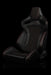 Orue S Series Sport Seats - Honeycomb Alcantara (Red Stitching)