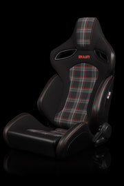 Orue S Series Sport Seats - Red Plaid Fabric