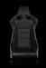 Venom-X Series Fixed Back Bucket Seat - Black Diamond / White Stitching
