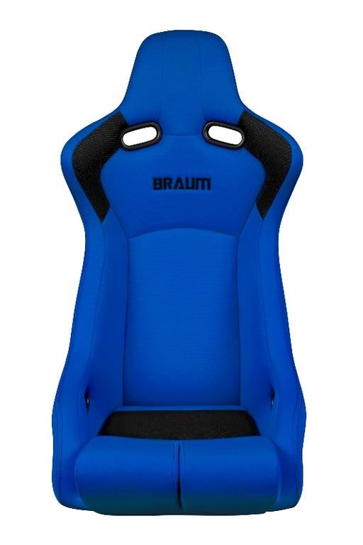 Venom-R Series Fixed Back Bucket Seat - Blue Cloth / Carbon Fiber