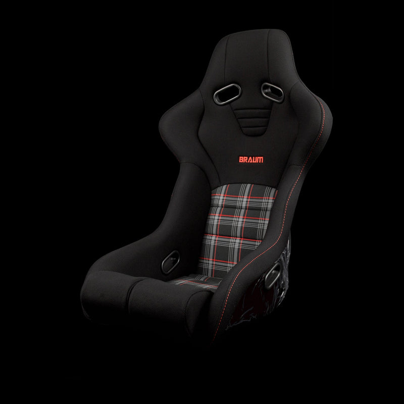 Falcon-R Composite FRP Bucket Seat - Red Plaid