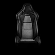 Falcon-S Composite Carbon Fiber Honeycomb Shell Reclining Seats - Houndstooth Inserts