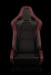 Falcon-S Composite FRP Reclining Seats - Maroon W/ Black Stitching