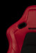 Falcon-S Composite FRP Reclining Seats - Red W/ Black Stitching