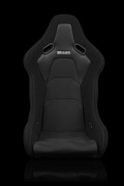 Falcon-S Composite FRP Bucket Seat - Black Jacquard w/Grey Stitching