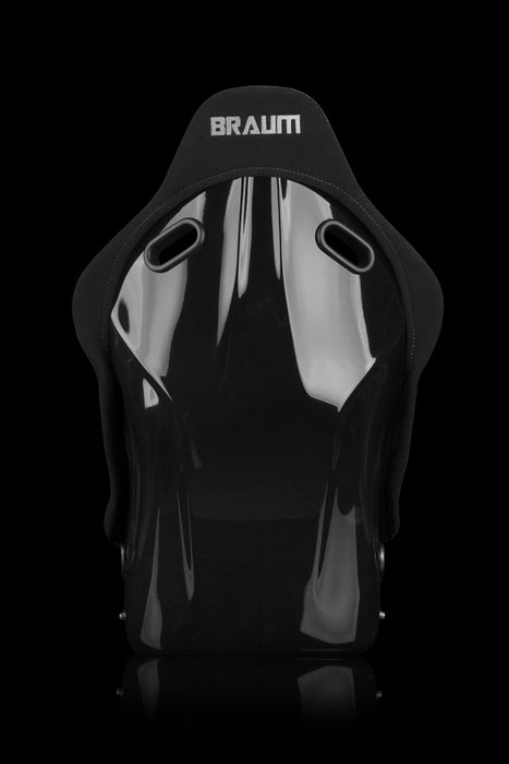 Falcon-S Composite FRP Bucket Seat - Black Jacquard w/Grey Stitching