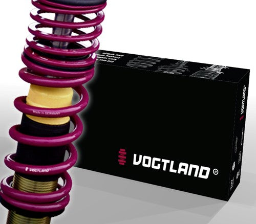 Vogtland Combinés filetés réglables en hauteur 2008-13 BMW 1 E82, E87, 135i, 128i Incl Conv, Excl xDrive