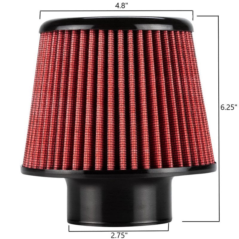 Filtre à air de rechange DC Sports 2,75" à dessus ouvert