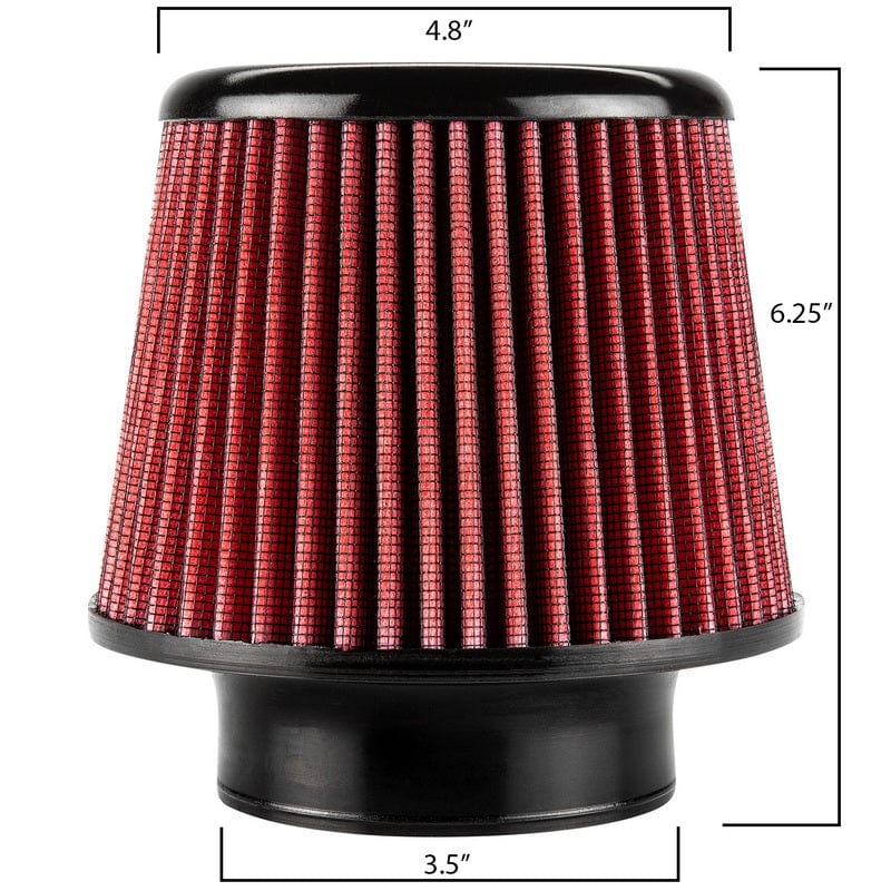 Filtre à air de rechange DC Sports 3,5" à dessus ouvert