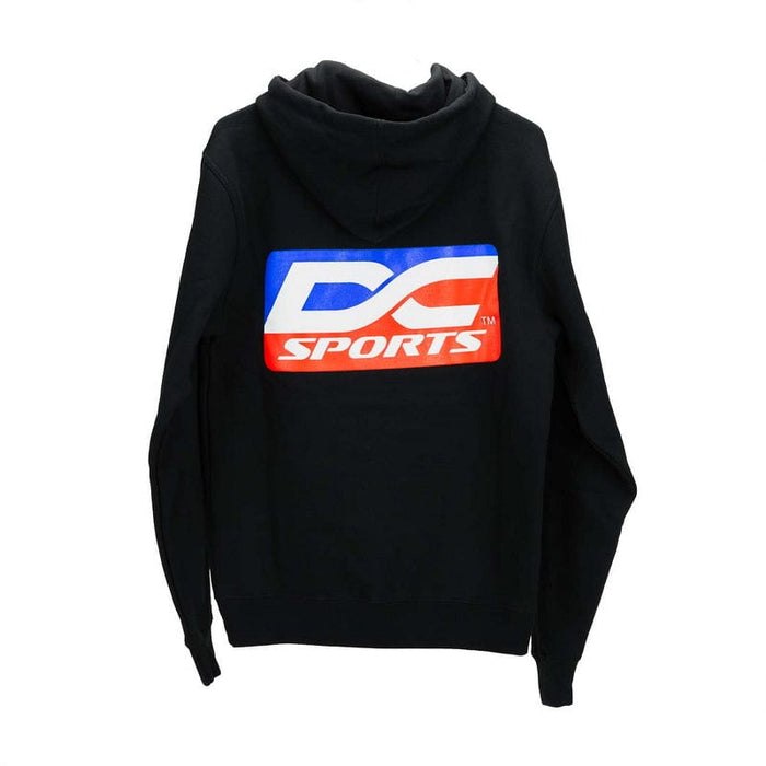 BLACK DC SPORTS RACE PULLOVER HOODIE
