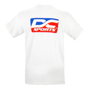 White DC Colored Logo T-Shirt.