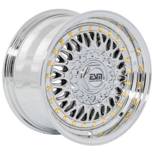 ESM ESM-002R Platinum Chrome/ Gold Rivet