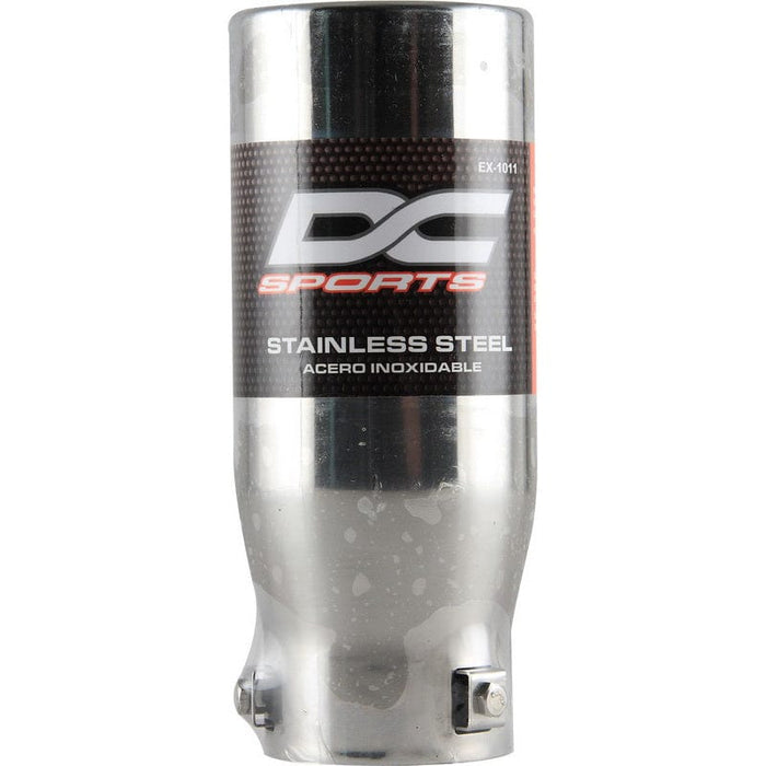 DC Sport Polished Stainless Universal Bolt On Exhaust Tip 2.875" Inlet 3.75" Outlet