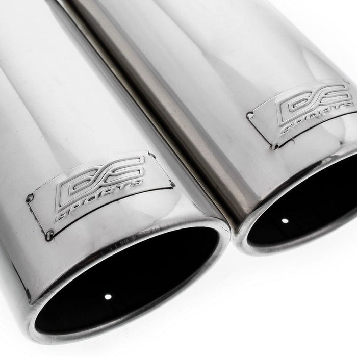 DC Sport Polished Stainless Universal Bolt On Exhaust Tip 2.375" 5 Inlet 3.75" Outlet
