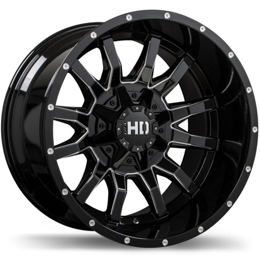 Fast HD TRAXX Gloss Black with Milled Trim