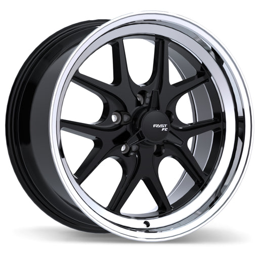 Fast Wheels FC04V Gloss Black with Machined Lip