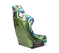 NRG FRP Bucket Seat PRISMA- GIJ Green Camo edition in vegan material with Green pearlized back (Large)