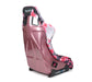 NRG FRP Bucket Seat PRISMA- SAKURA edition in vegan material with pink pearlized back (Large)