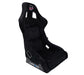 NRG FRP Bucket Seat PRISMA Edition with pearlized back. All Black alcantara (Large)